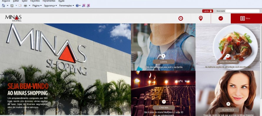 Minas Shopping Investe em Novo Site Para Ampliar Proximidade Com o Público