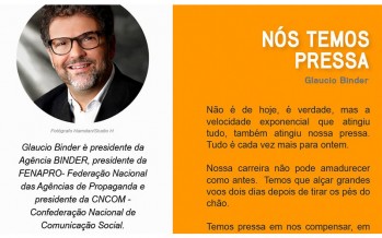 NÓS TEMOS PRESSA por Glaucio Binder