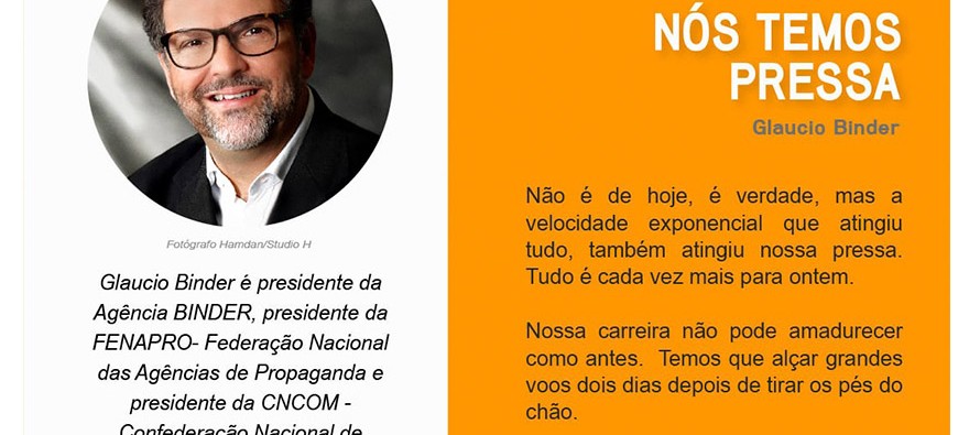 NÓS TEMOS PRESSA por Glaucio Binder