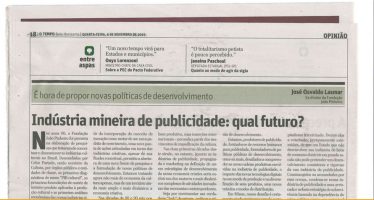 Indústria mineira de publicidade: qual futuro?