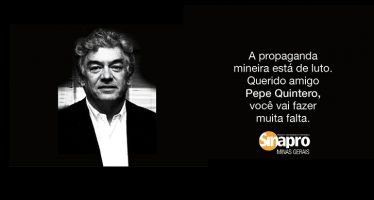 Luto. Querido amigo Pepe Quintero, você vai fazer muita falta.