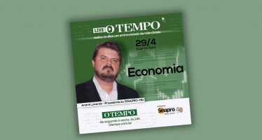 Hoje, Live O Tempo, sobre economia, com André Lacerda, presidente Sinapro-MG, às 14h