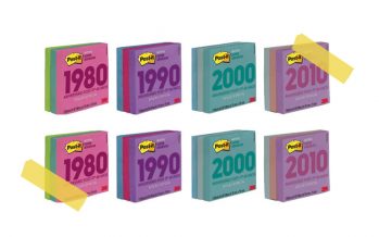 POST-IT COMPLETOU 40 ANOS E LANÇANDO COLEÇÃO ESPECIAL DE ANIVERSÁRIO.