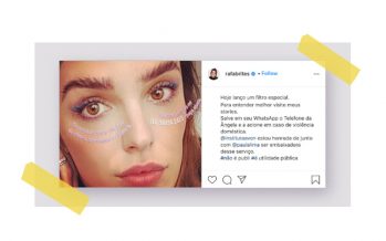 FILTRO NO INSTAGRAM AJUDA A DENUNCIAR VIOLÊNCIA DOMÉSTICA