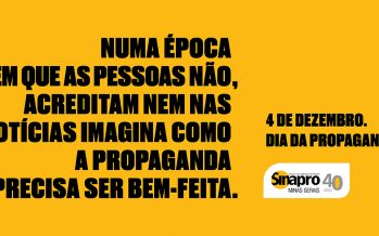 04 DE DEZEMBRO. DIA DA PROPAGANDA