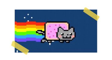 GIF REMASTERIZADO DO NYAN CAT É VENDIDO POR MAIS DE R$ 3 MILHÕES EM LEILÃO DE CRIPTOARTE.