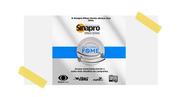 Campanha BAND CONTRA A FOME. O Sinapro-MG abraça essa ideia.