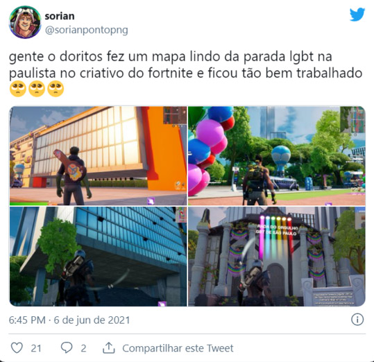Fortnite lança evento LGBTQIA+ com itens grátis