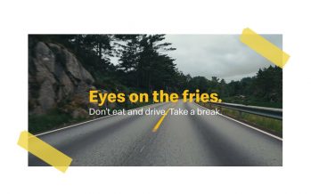 MCDONALD’S COMPARA MARCAÇÕES DE ESTRADA COM BATATAS FRITAS EM CAMPANHA DE DIREÇÃO RESPONSÁVEL.